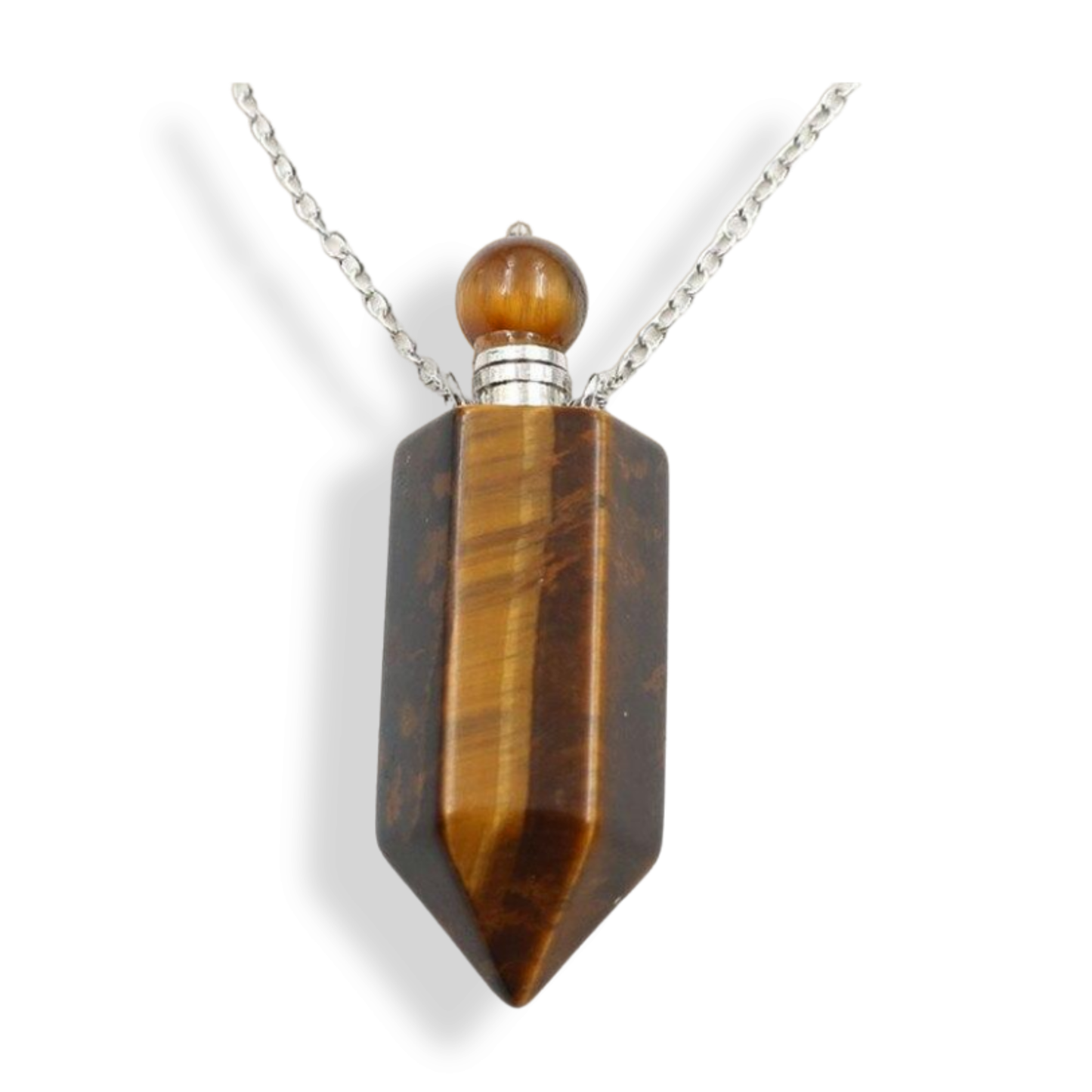 Crystal Vial Necklace - MystiqAmber