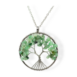 Aventurine Tree of Life Necklace - MystiqAmber