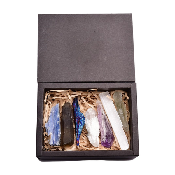 7-Piece Crystal Point Set - MystiqAmber