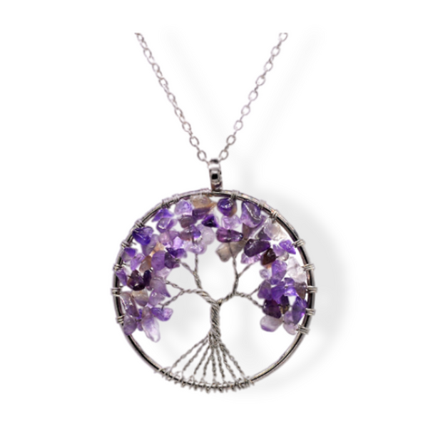 Amethyst Tree of Life Necklace - MystiqAmber