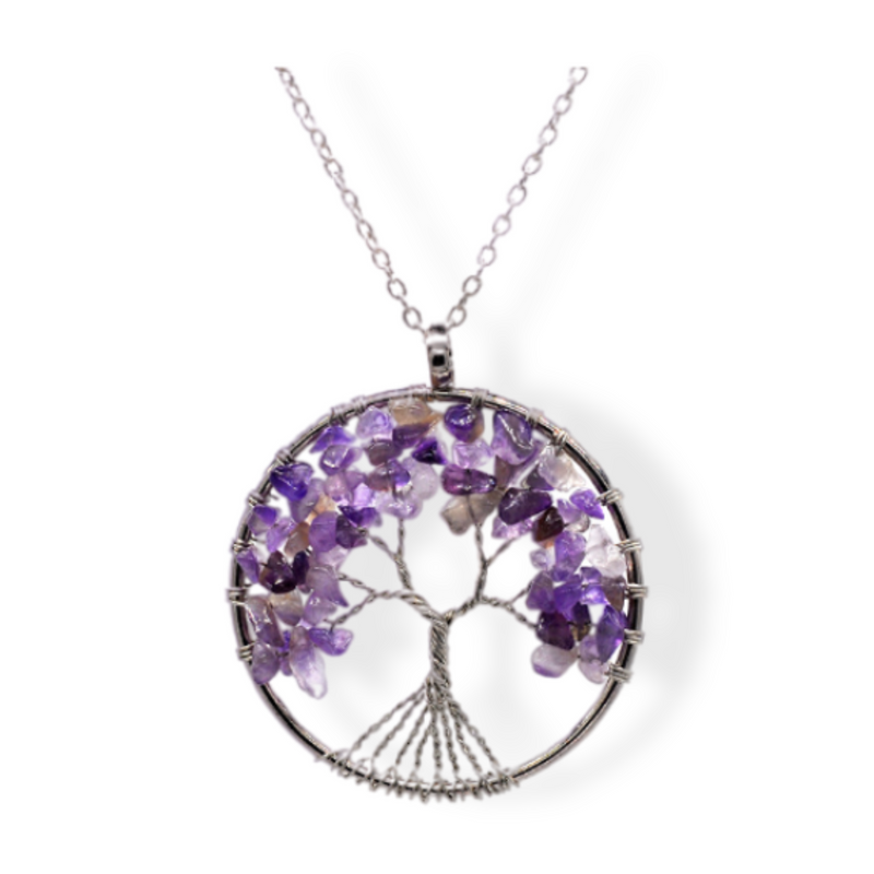 Amethyst Tree of Life Necklace - MystiqAmber