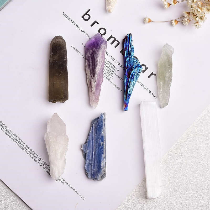 7-Piece Crystal Point Set - MystiqAmber