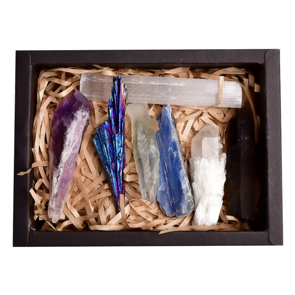 7-Piece Crystal Point Set - MystiqAmber