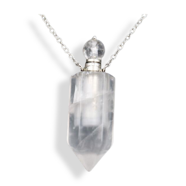 Crystal Vial Necklace - MystiqAmber